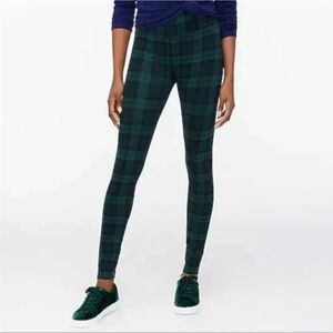 J. Crew blue and green Watch Plaid Leggings